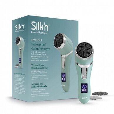 Elektrinis pėdų šveitiklis Silk'n FreshPedi Mint